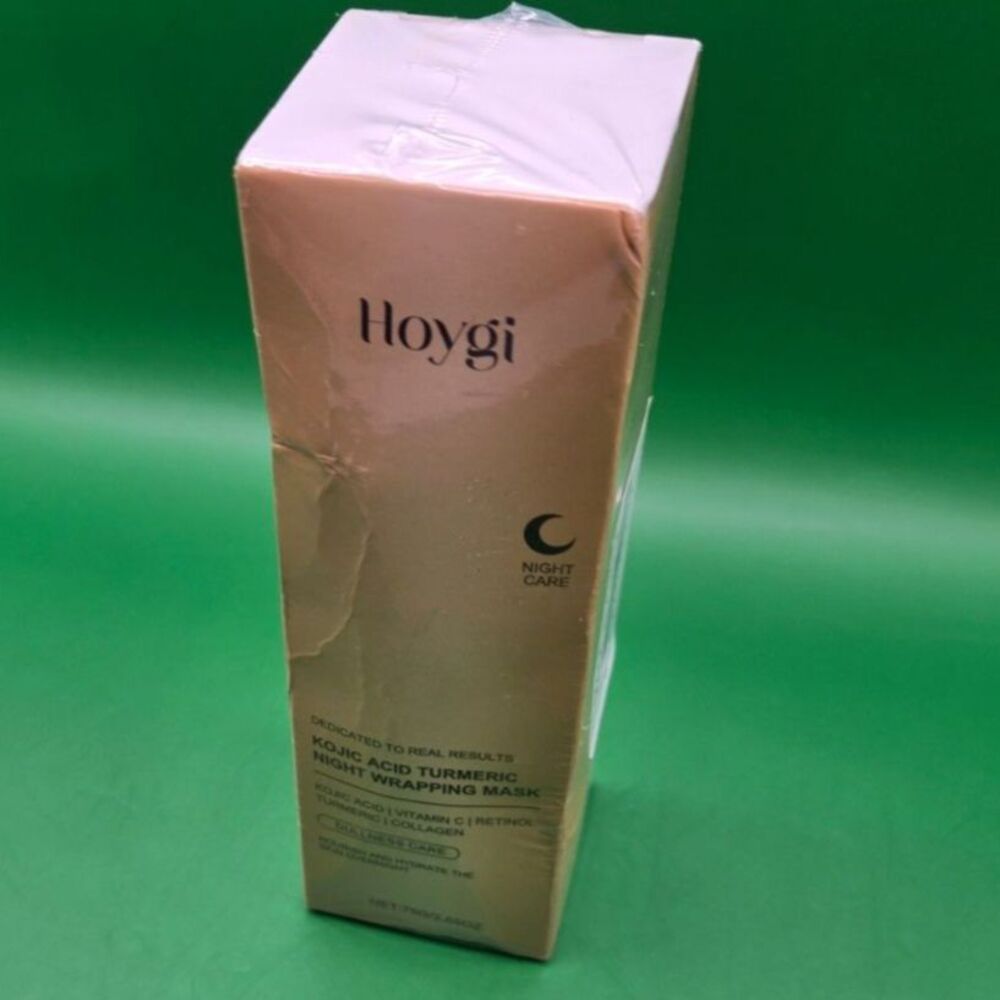 Hoygi Kojic Acid Turmeric Night Wrapping Mask 75g / 2.65 oz - Sealed